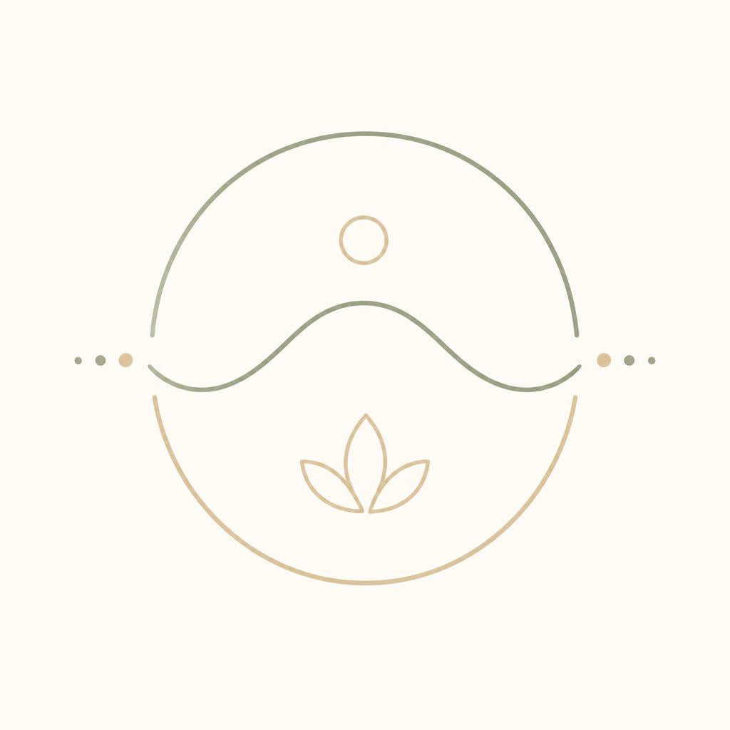 Yin yang symbol with a lotus flower inside on a white background